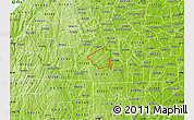 Physical Map of ZIP code 01590