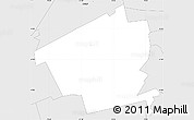 Silver Style Simple Map of ZIP code 01590