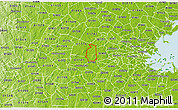 Physical 3D Map of ZIP code 01778