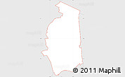 Silver Style Simple Map of ZIP code 01778