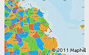 Political Map of ZIP code 02332