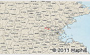 Shaded Relief 3D Map of ZIP code 02476
