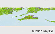 Physical Panoramic Map of ZIP code 02568