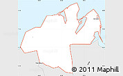 Silver Style Simple Map of ZIP code 02568