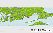 Physical Panoramic Map of ZIP code 02719