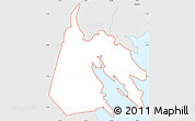 Silver Style Simple Map of ZIP code 02738