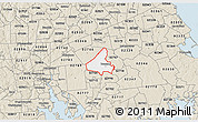 Classic Style 3D Map of ZIP code 02780