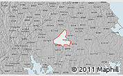 Gray 3D Map of ZIP code 02780