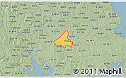 Savanna Style 3D Map of ZIP code 02780