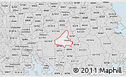 Silver Style 3D Map of ZIP code 02780