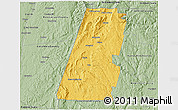 Savanna Style 3D Map of Berkshire County