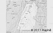 Silver Style 3D Map of Berkshire County