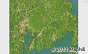 Satellite Map of Bristol County