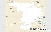 Classic Style Simple Map of Middlesex County