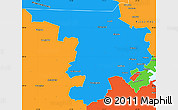 Political Simple Map of Middlesex County