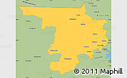 Savanna Style Simple Map of Middlesex County