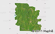 Satellite Map of Worcester County, cropped outside
