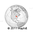 Outline Map of ZIP Code 48025