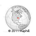 Outline Map of ZIP Code 48047
