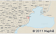 Classic Style 3D Map of ZIP code 48081