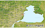 Satellite 3D Map of ZIP code 48081