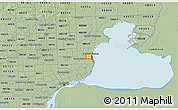 Savanna Style 3D Map of ZIP code 48081