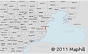 Silver Style 3D Map of ZIP code 48081