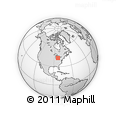 Outline Map of ZIP Code 48081