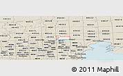 Classic Style Panoramic Map of ZIP code 48094