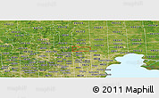 Satellite Panoramic Map of ZIP code 48094