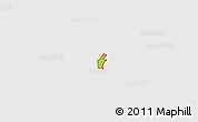 Physical 3D Map of ZIP code 48101, cropped outside