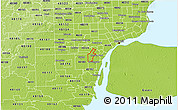 Physical 3D Map of ZIP code 48101