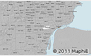 Gray 3D Map of ZIP code 48126