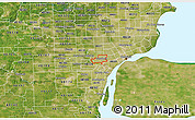 Satellite 3D Map of ZIP code 48126