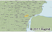 Savanna Style 3D Map of ZIP code 48126