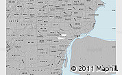 Gray Map of ZIP code 48126