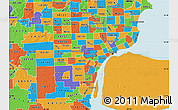 Political Map of ZIP code 48126