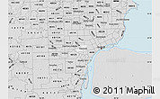Silver Style Map of ZIP code 48126