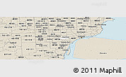 Classic Style Panoramic Map of ZIP code 48126