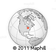 Outline Map of ZIP Code 48182