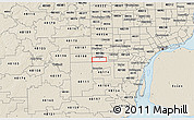 Classic Style 3D Map of ZIP code 48184