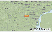 Savanna Style 3D Map of ZIP code 48184