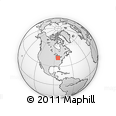 Outline Map of ZIP Code 48184