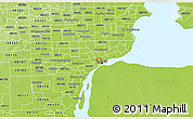 Physical 3D Map of ZIP code 48201