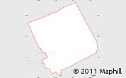 Silver Style Simple Map of ZIP code 48201