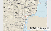 Classic Style Map of ZIP code 48210