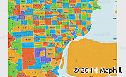 Political Map of ZIP code 48210