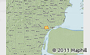 Savanna Style Map of ZIP code 48210
