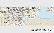 Classic Style Panoramic Map of ZIP code 48211