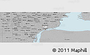 Gray Panoramic Map of ZIP code 48211